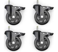 Jeu de rouleaux de rechange Premium de 100 mm de diamètre - Convient pour Broil King Baron