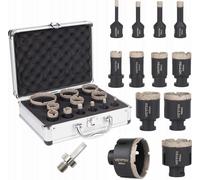 Jeu de scies cloches diamantées M14 Forets pour carreaux céramiques Embouts Vortex Cutter