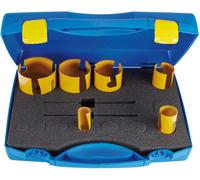 Fisch PROFIT Jeu de scies-cloches multi-usage 8 pcs 25-80 mm Prof. de coupe 52 mm HM Quantité:1