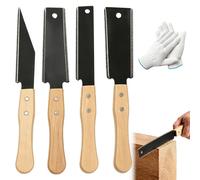 Jeu de scies japonais, 4 pièces, 17 dents par pouce / 14 dents par pouce, scie fine professionnelle pour la menuiserie