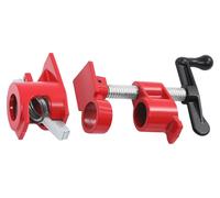 Jeu de serre-joints pour le travail du bois - Serre-joint - Pour tubes de 1,9 cm (3/4”) - Serrage rapide - Usage intensif - En fer - Standard - 6 pièces