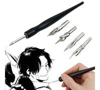 Jeu de stylos pour bandes dessinées, plumes de calligraphie, ensemble de stylos pour illustrations