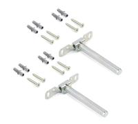 Jeu de supports invisibles zingué acier EMUCA pour étagère en bois Mirage - 4015005