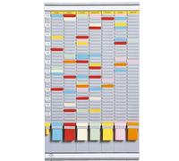 Jeu de tableaux de planification hebdomadaire avec 35 fentes