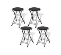 Jeu de tabouret pliable 4 pièces 241033