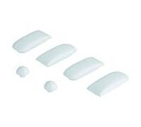 GROHE Butée Bau 49530000 – Jeu de tampons pour abattant WC en céramique, blanc