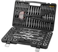 Jeu de tarauds 116 pièces acier pour roulements Tarauds machines Perçage