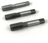 Jeu de tarauds 3/4 3pcs HSS DIN2181 Tarauds à main Perçage