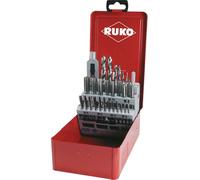 Jeu de tarauds à main RUKO HSSE-Co5 dans un coffret industriel - 29 pièces - 245003E