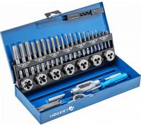 Jeu de tarauds Hogert 32 pièces, outil de taraudage professionnel, idéal pour les travaux de taraudage des métaux, de l'acier et de précision