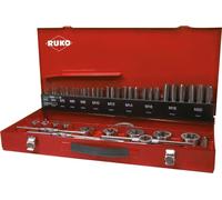 Jeu de tarauds RUKO HSS en cassette industrielle - 43 pièces - 245041