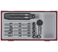 Jeu de tournevis à choc TT1 tray 1/2 Plat- PH- HEX- TX 20 pièces Teng Tools TTID20