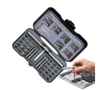 Jeu de tournevis à cliquet magnétique,Jeu d'Multiples Précis Magnétique Portable avec Boîte | D'Pour Tournevis - Pour Lunettes Lunettes Vue Vélo Bicyclette Électrique Maison Garage Réparation Appa