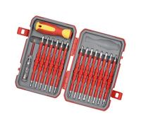 Jeu de tournevis à pointe magnétique essentiel de 29 pièces, isolé pour outil de travail électrique pour kits de maintenance électrique domestique et industriel