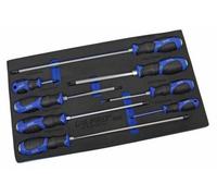Jeu de tournevis de 8 pièces, embout cruciforme PH, acier S2