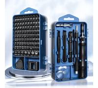 Jeu de tournevis de précision 115/117 en 1, embouts de tournevis hexagonaux Torx magnétiques, Kit d'outils de réparation professionnel pour iPhone Xiaomi Mac PC 115 in 1 Black