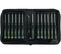 Jeu de Tournevis de Précision BOSCH, 15 Pièces, Acier S2, Avec Mini-Magnétiseur et Pincette