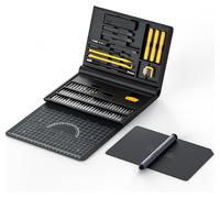 Jeu de tournevis de précision comprenant 64 embouts, 12 outils, 2 réglages de couple, avec un couple maximal de 3 N.m