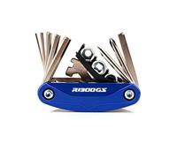 Jeu de tournevis de réparation d'outils de motos Compatible avec R1300GS R1200GS R1250GS(R1300GS Blue)
