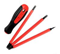 Jeu de tournevis d'électricien, tournevis multi-embouts 4 en 1, embouts magnétiques, outil professionnel pour l'entretien électrique domestique