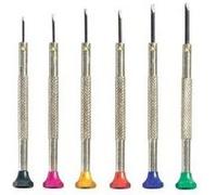 Jeu de tournevis d'horloger 12 pièces TOOLCRAFT 820926 Largeur de la lame: 0.8 mm, 1 mm, 1.2 mm, 1.4 mm, 1.6 mm, 1.8 mm 1 set