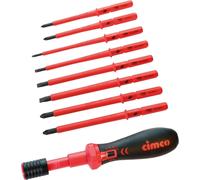 Jeu de tournevis dynamométriques Cimco VDE, 9 pièces, 1 pièce.