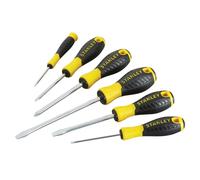 Stanley Ensemble de tournevis Essential STHT0-60208 6 pièces noir/jaune en résine thermoplastique