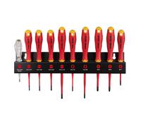 Jeu de tournevis Felo E-slim XL-Rack, 10 pièces
