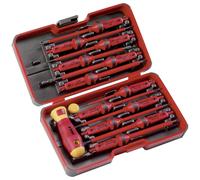 Felo Coffret de tournevis XL-Strongbox E-smart VDE 14 pièces SL/PH/PZ/TORX
