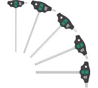 Wera Jeu de tournevis 05136070001 454/5 HF SHK Poignée transversale Hex-Plus Set 1