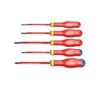 Jeu de tournevis isolés - FACOM - ATP.J5VE - 1000 V - 5 pièces - Manche Soft-Grip