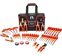 Jeu de tournevis isolés Jeu d'outils isolés 50 pièces pour électriciens 1000 V