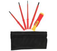 Jeu de Tournevis Isolés, Kit D’électricien, 1 Set, PP Tpr | Acier Chrome Vanadium, Paquet Compact de Rangement, pour Réparation D’appareils et Travaux Domestiques
