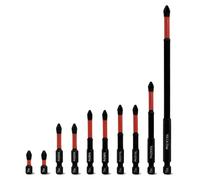 Jeu de tournevis Phillips professionnel, 10 pièces, embout PH2