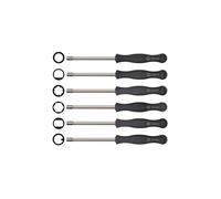 Jeu de tournevis pour carburateur, outil de réglage 6 pièces adaptable sur Husqvarna 125 135 136 137 141 141 235 235e 236 236