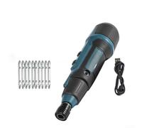 Jeu de tournevis rechargeable 3,6 V en alliage de métal | Système de couple à 4 vitesses, sortie maximale de 5 N.m, pour une utilisation polyvalente pour les appareils électroniques