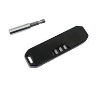 Jeu de tournevis robuste et compact en alliage d'aluminium renforcé pour un transport sans couture lors des travaux en plein air - Jeu d'embouts de tournevis compacts