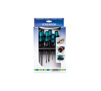 Jeu de tournevis, slot/cross-posdriv, 6-part, avec poignée SF-SL/PZ SET 1212542