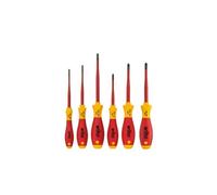 Jeu de tournevis SoftFinish® Electric SlimFix - Wiha - 6 pcs - Fente + Phillips + Pozidriv