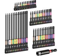Jeu de tournevis Torx, 53 pièces, résistant aux chocs, de T7 à T40, longueur de 25 à 150 mm, acier S2 avec porte-embout magnétique