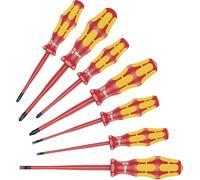 Jeu de tournevis VDE slim (plats/PH/PZ/S), 7 pièces, Wera | 4013288178640