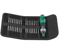 Jeu de tournevis Wera 17 pièces avec fonction cliquet