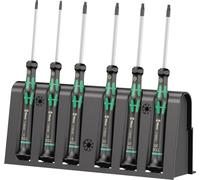 Wera 2067/6 Jeu de tournevis électronicien TX BO + Rack, 6 pièces Quantité:1