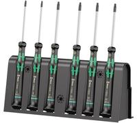 Wera 2067/6 Jeu de tournevis électronicien TX BO + Rack, 6 pièces Quantité:1