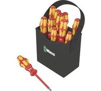 Jeu de tournevis Wera Kraftform 2go 100 VDE 11 pièces vis à fente, vis Pozidriv, cruciforme Phillips, 6 pans intérieurs (TX) G