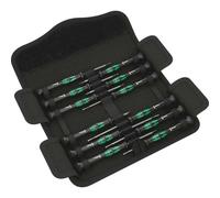 Jeu de tournevis Wera Kraftform Micro 12 Universal 1 Noir