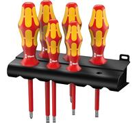Jeu de tournevis Wera Kraftform Plus 6 pièces isolé.