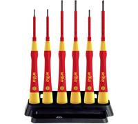 Jeu de tournevis Wiha 42989 cruciforme Phillips, vis à fente pour électricien, VDE, pour lélectronique et la mécanique de précision 7 pièces