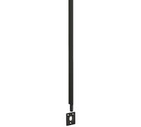 Jeu de tringles pour crémone pompier 740/741/742 noir VACHETTE 12896000