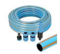 Jeu de tuyaux avec accessoires EDM 74107 PVC 5/8" 20 mm x 15 m Bleu (15 m)